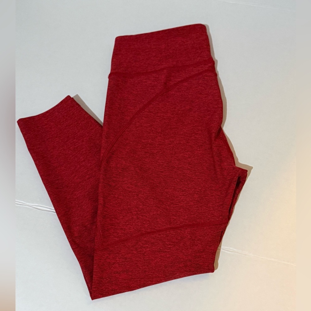 Outdoor Voices Red High-Waisted Leggings size m - Picture 3 of 5